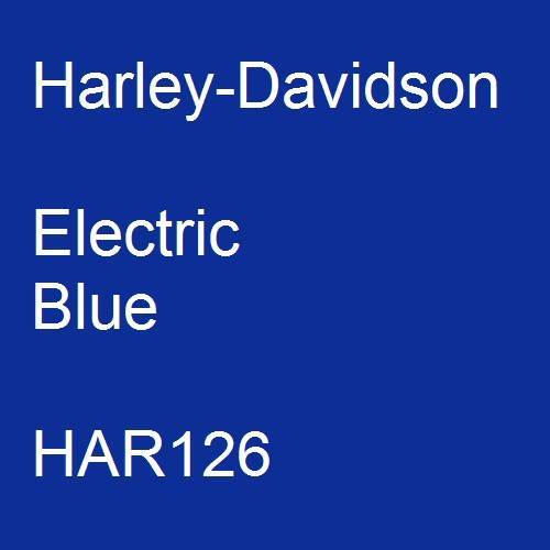 Harley-Davidson, Electric Blue, HAR126.